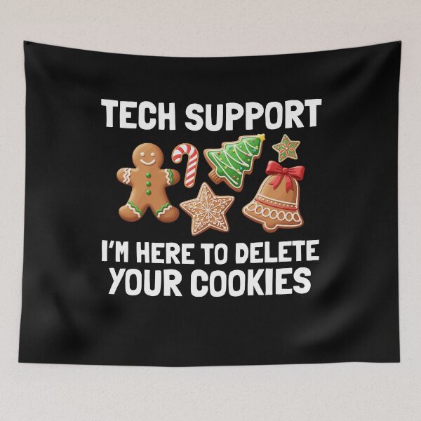 Item preview, Christmas Tech Support I'm Here To Delete Your Cookies designed and sold by thebest-2studio.