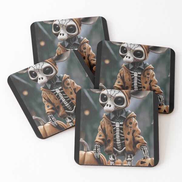 Item preview, A-Cool-Giraffe-Wearing-A-Halloween-Skeleton-Suit-(1) designed and sold by AidenWhid.