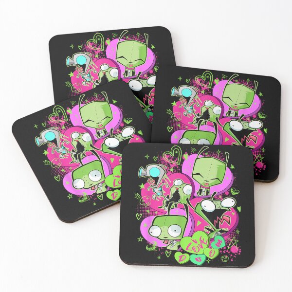 Item preview, Invader Zim Valentine's Day Gir I Love Doom Poster designed and sold by Serene woods.