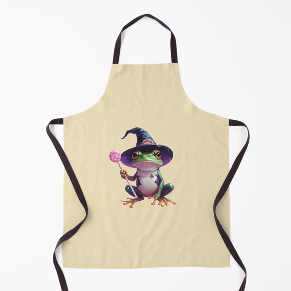 Item preview, Adorable Frog Witch with Lollipop and Big Eyes designed and sold by AOG-DESIGNS.