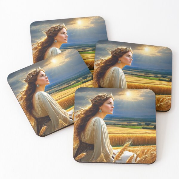 Item preview, Demeter in a Golden Wheat Field designed and sold by afrancisCL.
