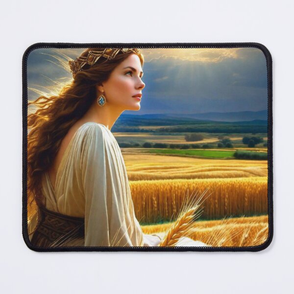 Item preview, Demeter in a Golden Wheat Field designed and sold by afrancisCL.