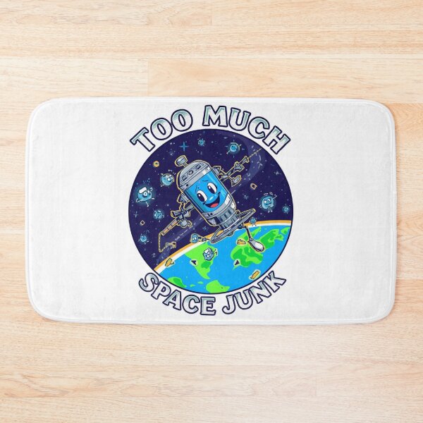 Item preview, Too Much Space Junk: Cartoon Satellite Pollution Design designed and sold by Tucker-Art.