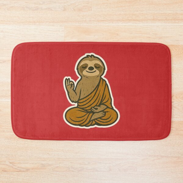 Item preview, Cute Zen Animal Meditation Buddha Art: Sloth designed and sold by PinUpPizzazz.