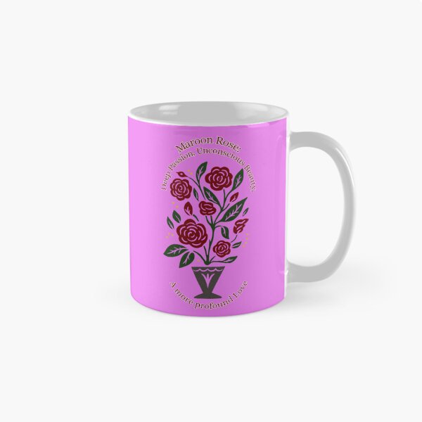 Artikelvorschau, Bordeauxrote Rosen in schwarzer Vase entworfen und verkauft von Brickroad Dsigns.