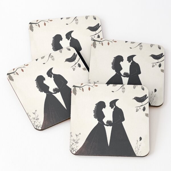 Item preview, A couple in silhouette designed and sold by WhimsyWink.