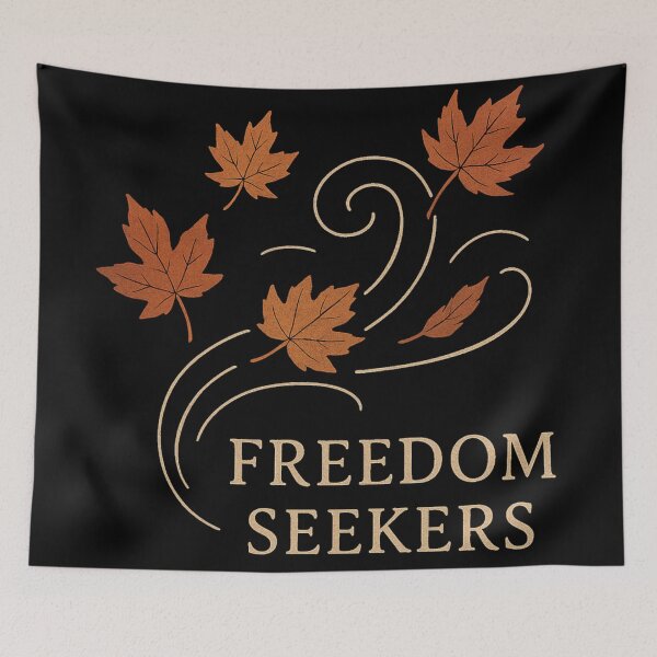 Item preview, Freedom Seekers – Autumn Leaves Liberation Tee designed and sold by Mouraludia.