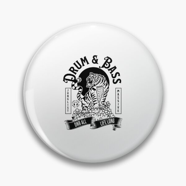 Item preview, Drum And Bass  - Junglist Tiger Massive (Black)  designed and sold by Leonjansens.
