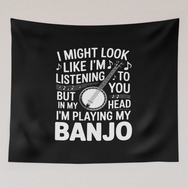 Item preview, Banjo Player Quote Music Joke Design for Musicians designed and sold by tabdejinti.