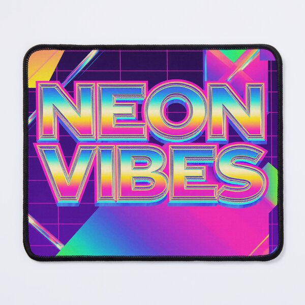 Item preview, Retro 90's 80's Neon Vibes Aesthetic Synthwave Design designed and sold by WHITE FLAME PRINTS.