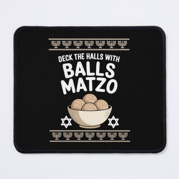 Item preview, Deck The Halls With Matzo Balls Passover Pesach Soup designed and sold by HellD3vil-Art.