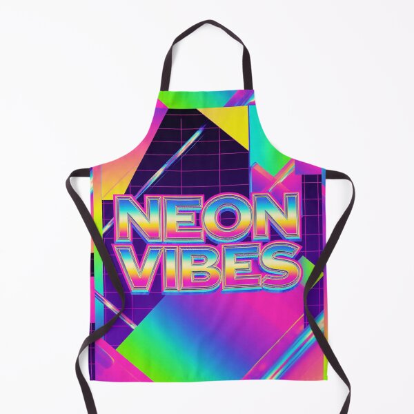 Item preview, Retro 90's 80's Neon Vibes Aesthetic Synthwave Design designed and sold by WHITE FLAME PRINTS.
