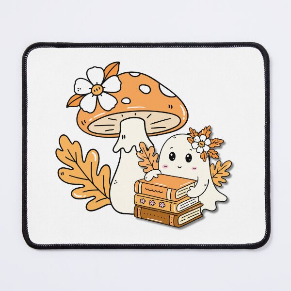 Item preview, Bookish Fall Ghost Sticker | Cozy Autumn Aesthetic | Cute Spooky Seasonal Sticker designed and sold by TeeUp2.