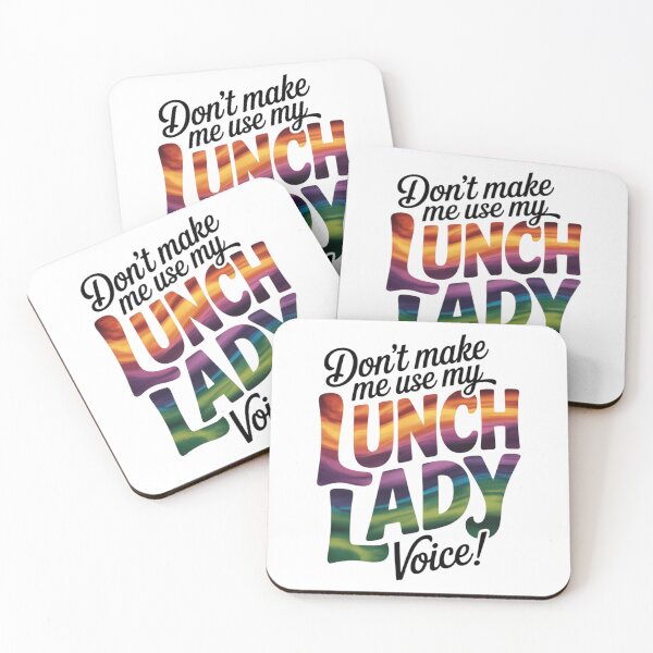Item preview, Don't Make Me Use My Lunch Lady Voice Volunteer Tie Dye designed and sold by HellD3vil-Art.