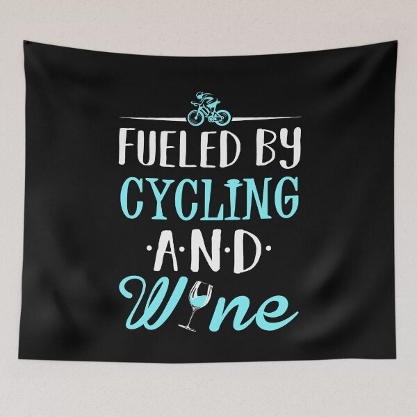 Item preview, Fueled by Cycling and Wine designed and sold by KsuAnn.