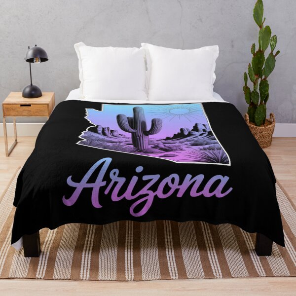 Item preview, Arizona Cactus Vintage State Map designed and sold by papertaless.