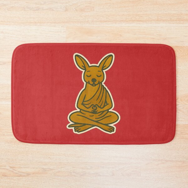 Item preview, Cute Zen Animal Meditation Buddha Art: Kangaroo designed and sold by PinUpPizzazz.