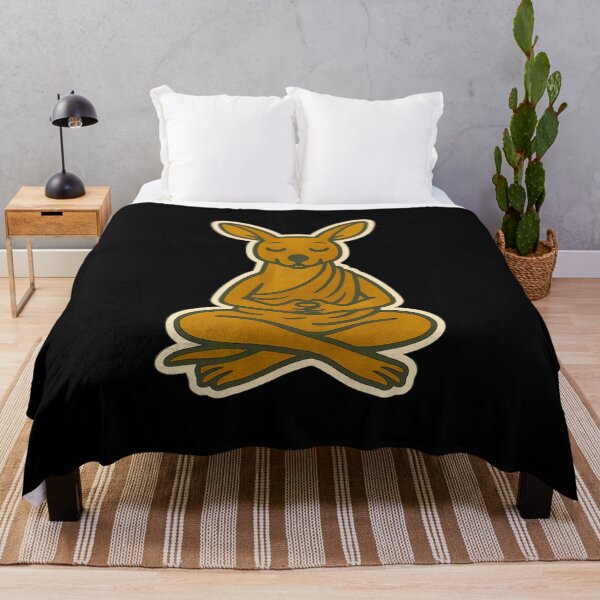 Item preview, Cute Zen Animal Meditation Buddha Art: Kangaroo designed and sold by PinUpPizzazz.