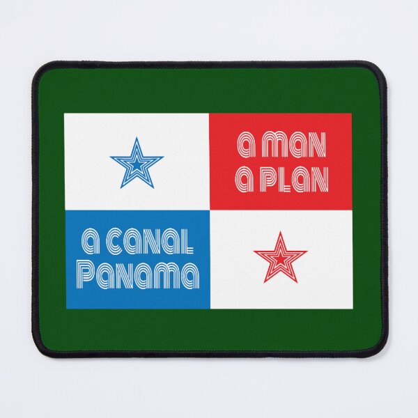 Item preview, A Man a Plan a Canal Panama Flag designed and sold by JewelsPark.