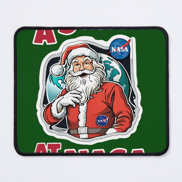 Item preview, A Santa At NASA designed and sold by JewelsPark.