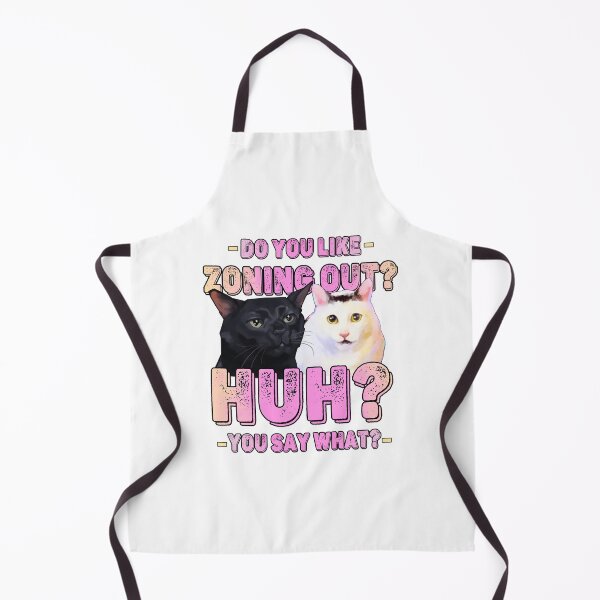 Item preview, Funny Huh Cat Meme And Black Cat Zoning Out Conversation designed and sold by lawanoen.