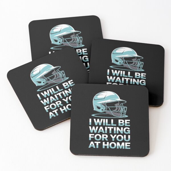 Item preview, BasebaIl I Will Be Waiting For You At Home Funny Softball designed and sold by tabdejinti.