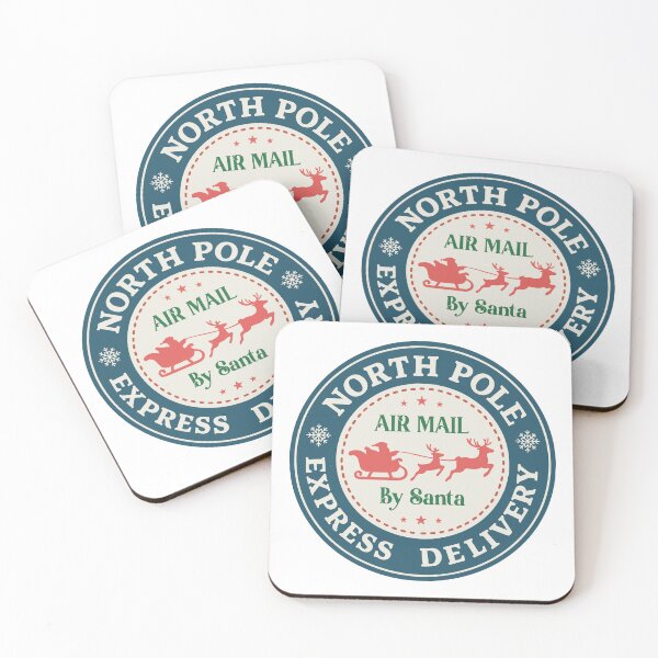 Item preview, North Pole Express delivery by Santa  designed and sold by FatBirdie.