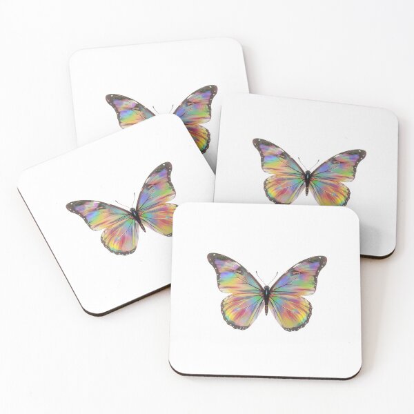Item preview, Animated Holographic Butterfly Sticker – Iridescent Flying Butterfly GIF designed and sold by TeeUp2.