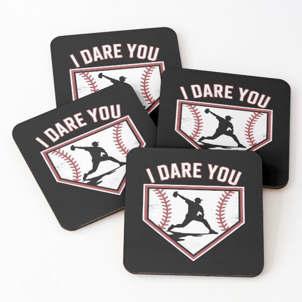 Item preview, Baseball Catcher I Dare You Home Plate designed and sold by tabdejinti.