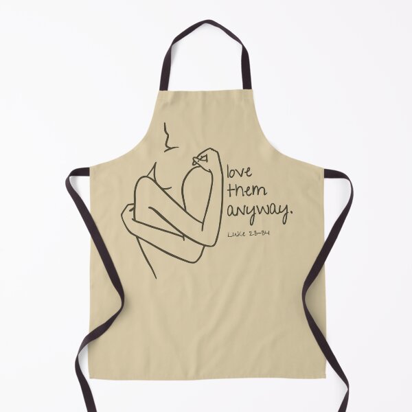 Item preview, Modern Minimal Line Drawing Bible Quote Love Hug designed and sold by TackyTime.