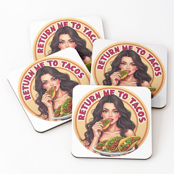 Item preview, A beautiful woman eating tacos designed and sold by BDLdesigns.