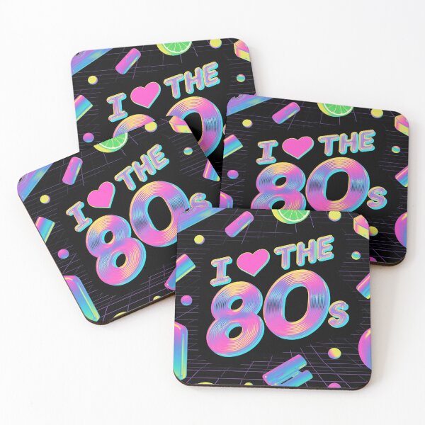 Item preview, 80's 90's I Love the 80's Aesthetic Synthwave Design designed and sold by WHITE FLAME PRINTS.