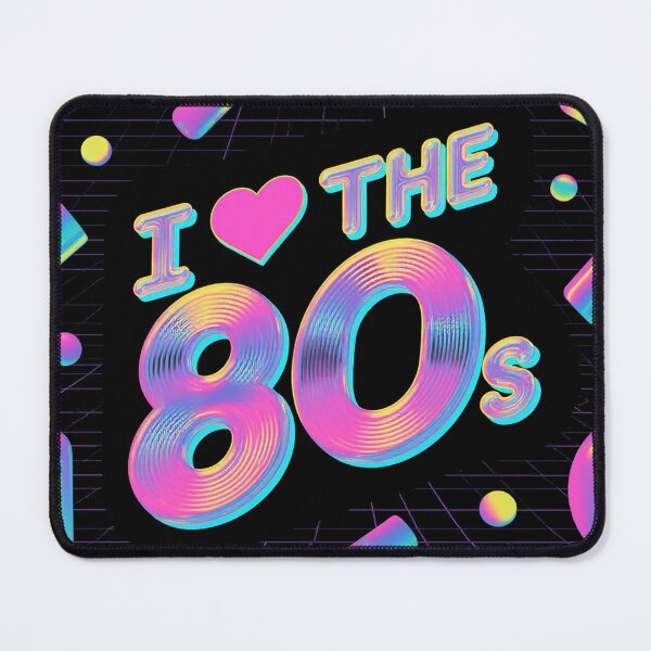 Item preview, 80's 90's I Love the 80's Aesthetic Synthwave Design designed and sold by WHITE FLAME PRINTS.
