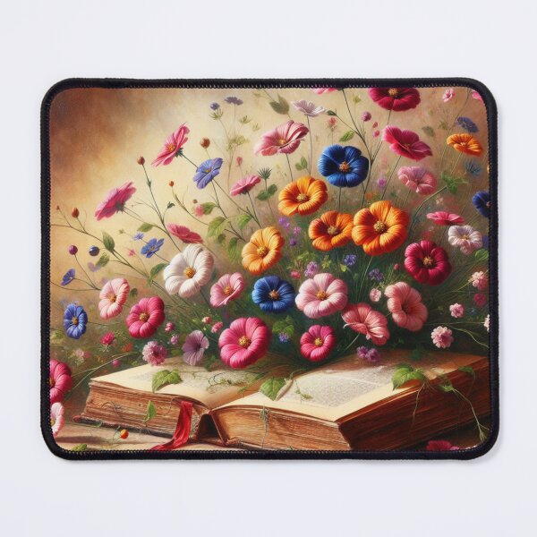 Item preview, "Blooming Knowledge – Flowers Growing from a Book" designed and sold by Jeanne546.