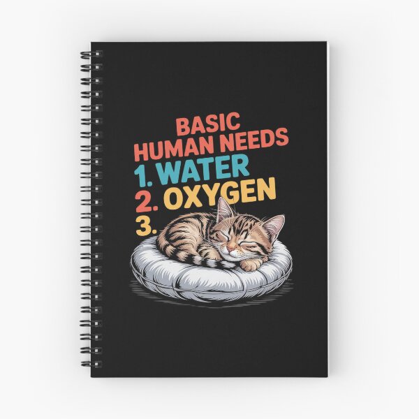 Item preview, Basic Human Needs1. Water 2. Oxygen Cat Lover designed and sold by ticlitule.