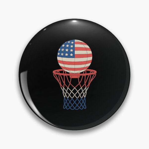 Item preview, Basketball American Patriotic 4th Of July US Flag designed and sold by ticlitule.
