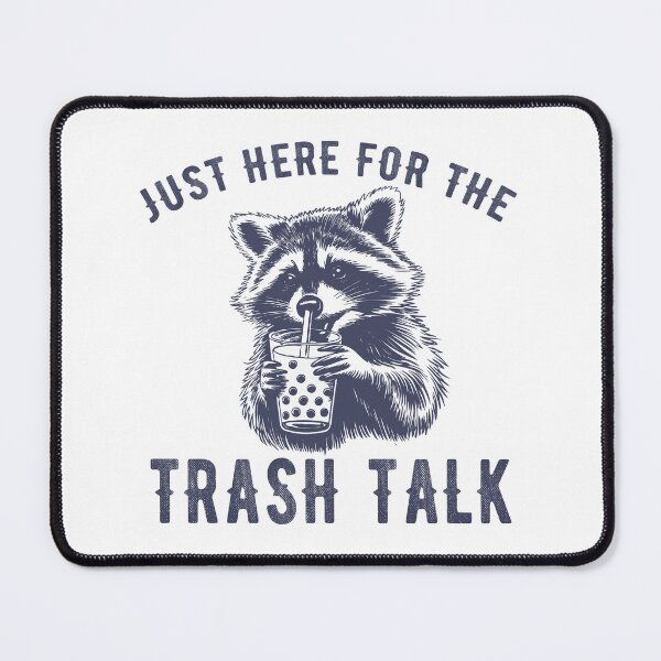 Item preview, Just Here for the Trash Talk Funny Vintage Raccoon Sarcastic designed and sold by wingstar.