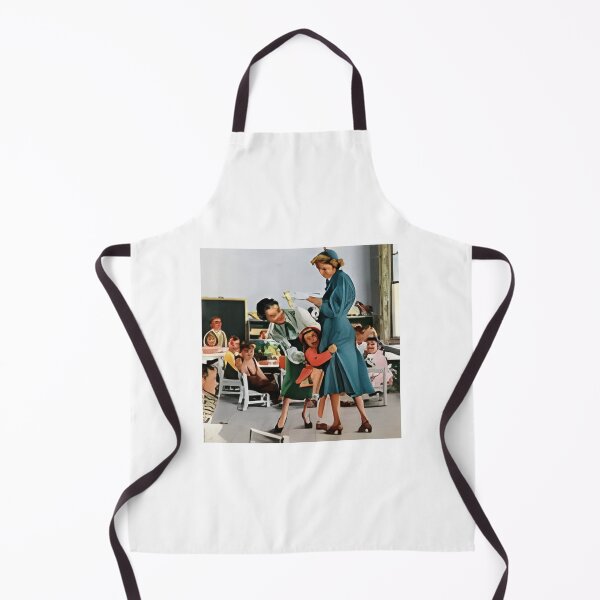 Item preview, First day jitters as a child clings to mom in a busy classroom designed and sold by otsilibarfob.
