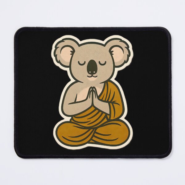 Item preview, Cute Zen Animal Meditation Buddha Art: Koala designed and sold by PinUpPizzazz.