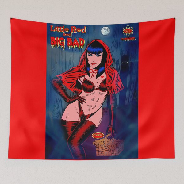 Item preview, Little Red and Big Bad™  designed and sold by DrAtomicThunder.
