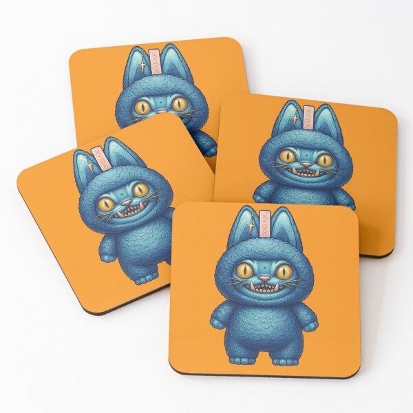 Item preview,  Blue Derpy Tiger mascot Style K-Pop Sticker designed and sold by Dreamy Panda Studio .