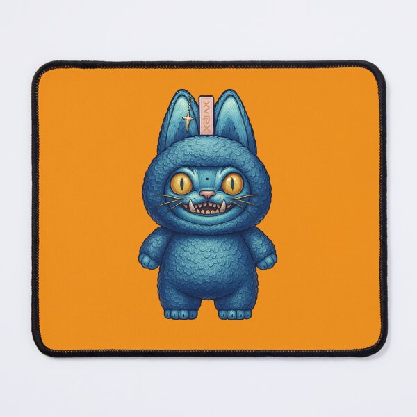 Item preview,  Blue Derpy Tiger mascot Style K-Pop Sticker designed and sold by Dreamy Panda Studio .