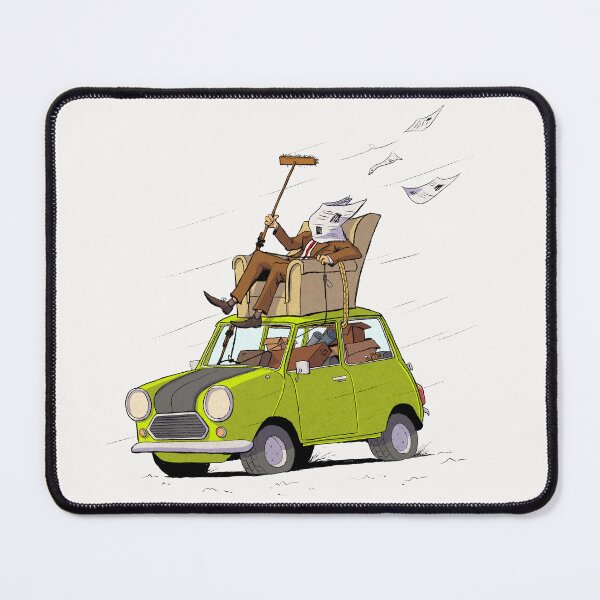Item preview, Mr Bean Driving from the Roof designed and sold by The A-Press.