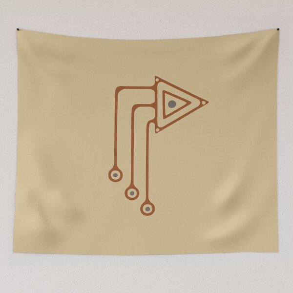 Item preview, Fantasy pictogram, geometric, magical symbol - Stone Eagle designed and sold by LeMoor.