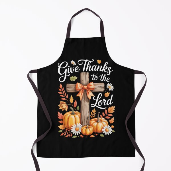 Item preview, Give Thanks To The Lord Cross Pumpkins Bow Autumn Fall designed and sold by Moon-Ape.