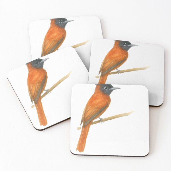 Item preview, Red-bellied Paradise Flycatcher (Terpsiphone rufiventer) designed and sold by HOMETOWN86.