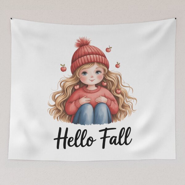 Item preview, Cute Girl Thanksgiving Maple Leaf Fall Autumn Vibes designed and sold by Moon-Ape.