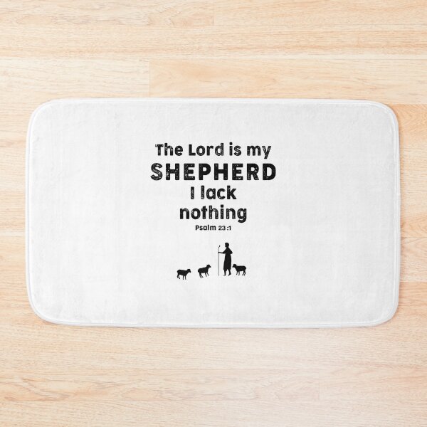 Item preview, psalm 23 The Lord is my shepherd, I lack nothing. designed and sold by corbrand.
