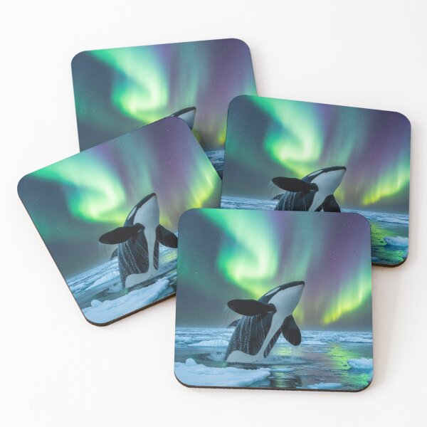Item preview, Majestic Orca Under the Northern Lights designed and sold by OLOstudio.