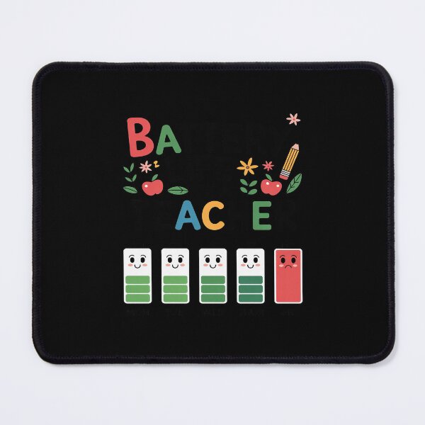 Item preview, Battery Life of a School Teacher School Week Back to School designed and sold by BiellaSar.